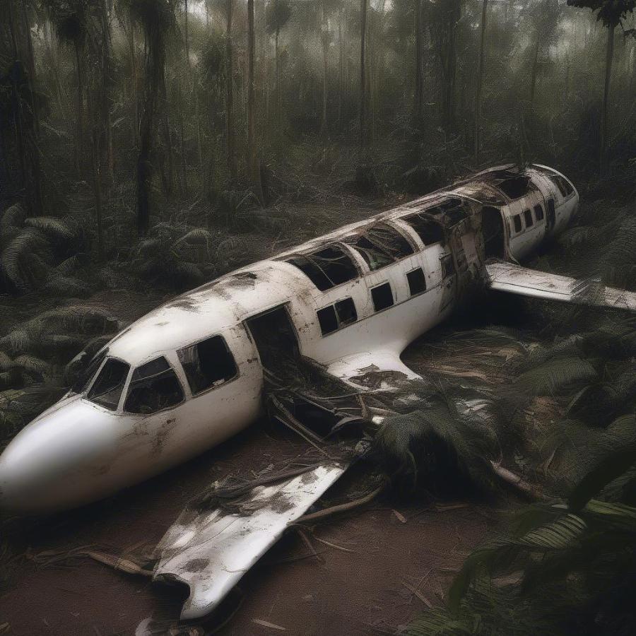 The Green Inferno Plane Crash Scene