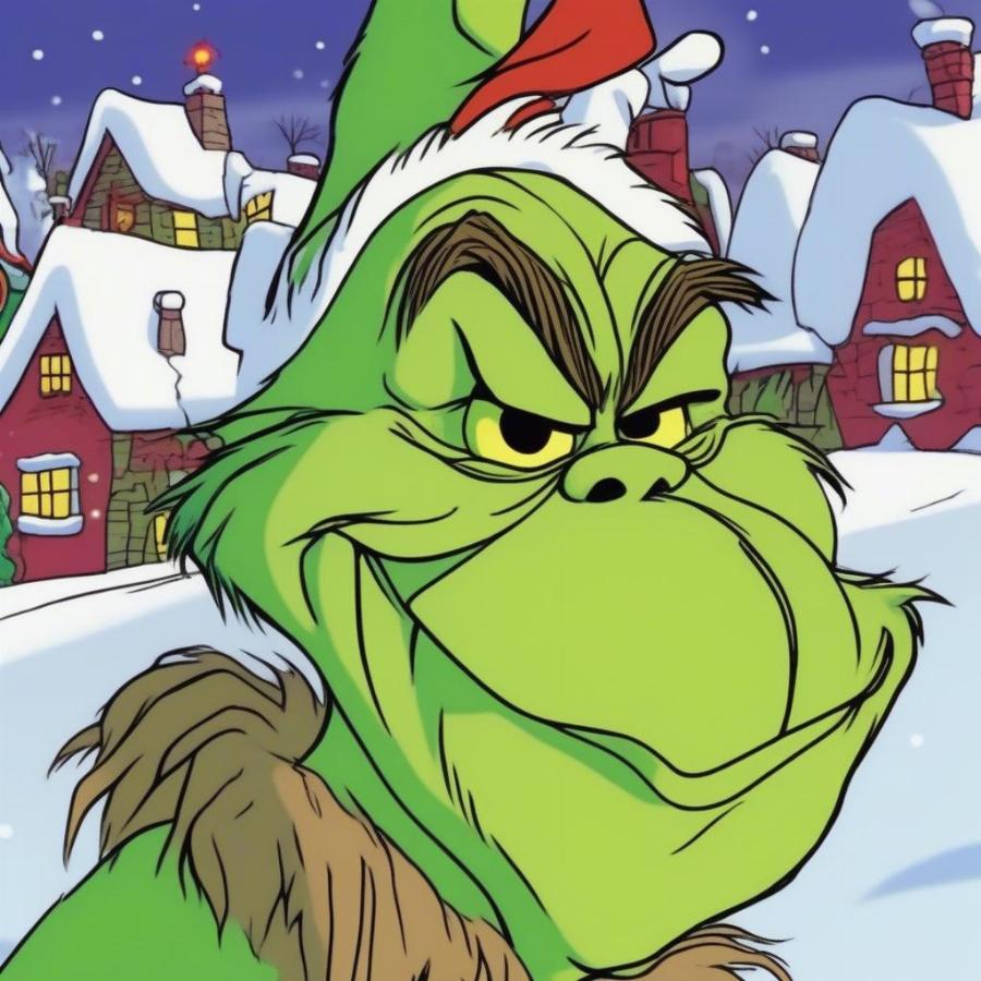 Grinch Original Animation Style: Vibrant Colors and Bold Lines