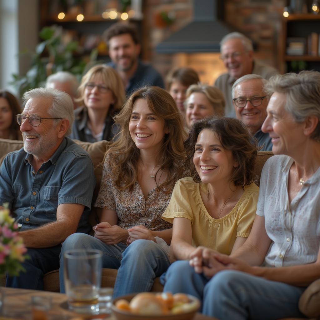 Group Listening to Oldies Radio Music