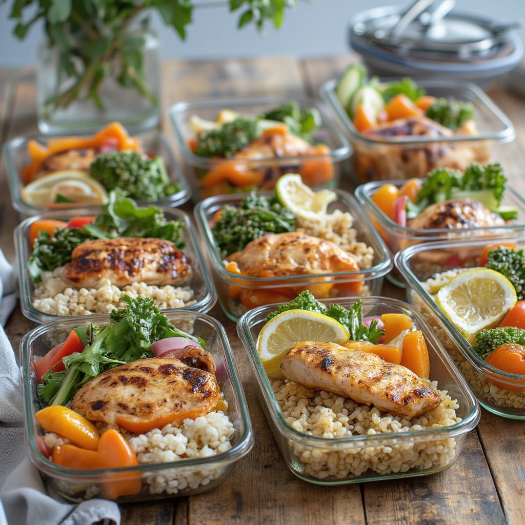 Healthy Meal Prep with Balanced Nutrition