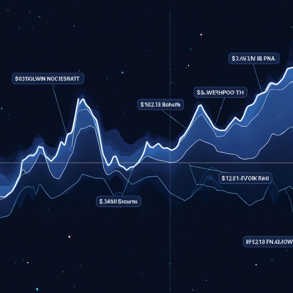 visualizing holo coin price fluctuations