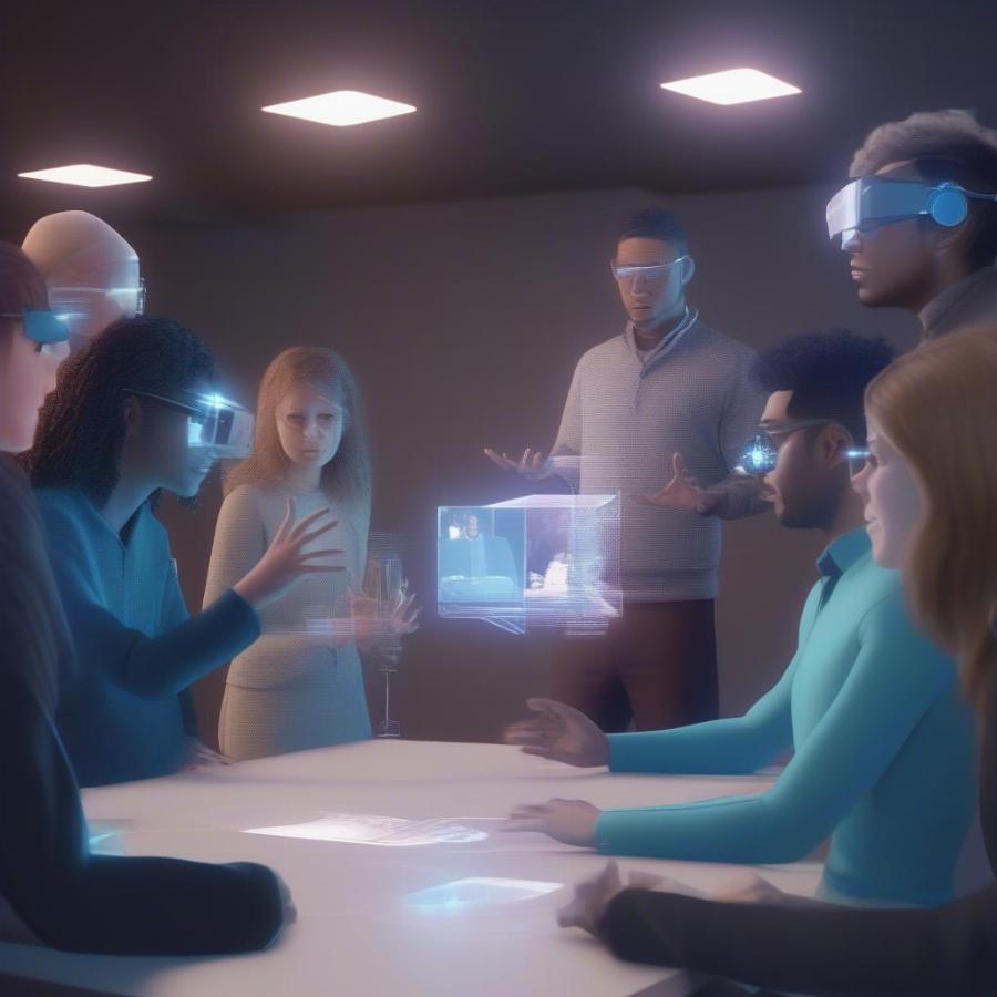 Hologram Interactions within the Metaverse in 2021