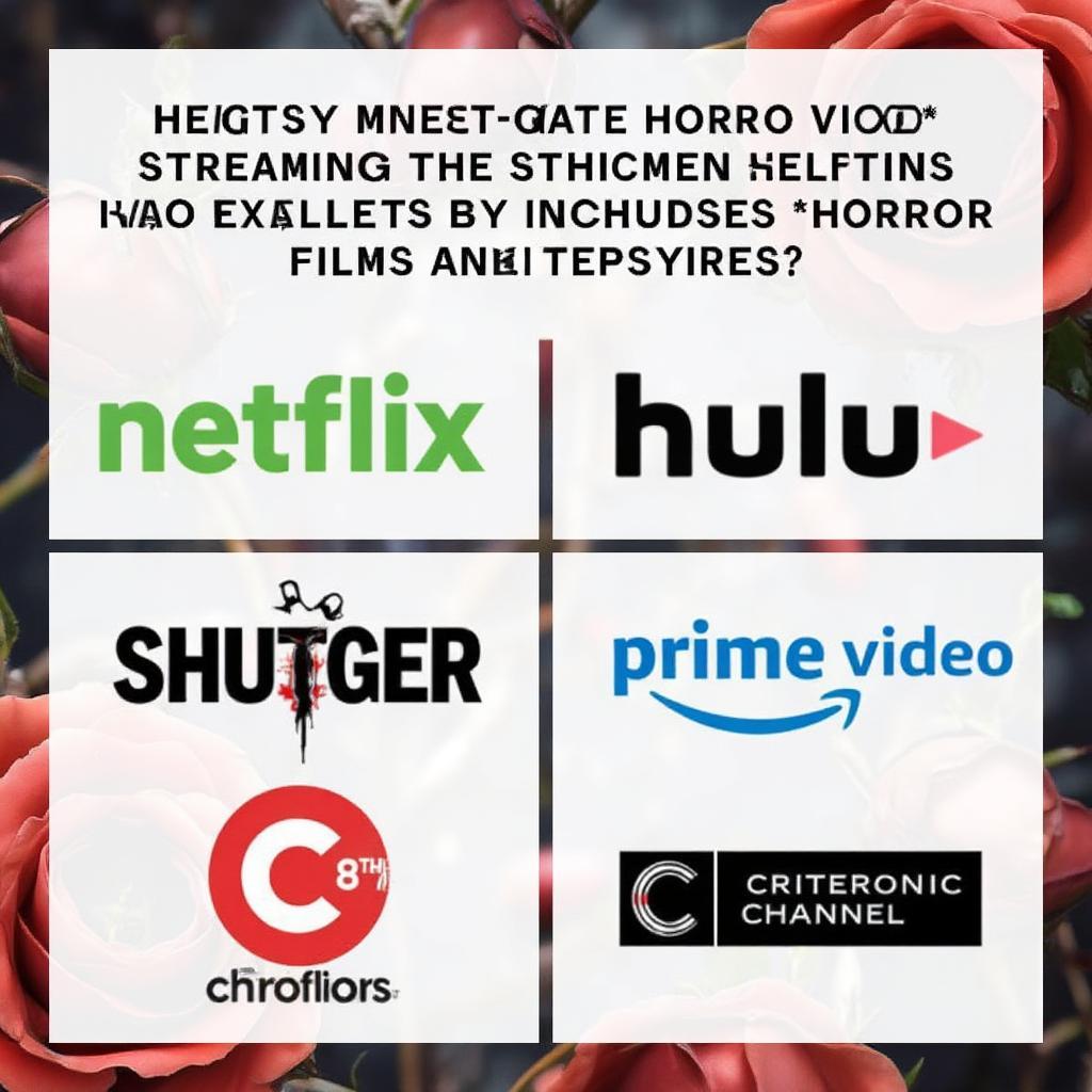 Horror Movie Streaming Platforms