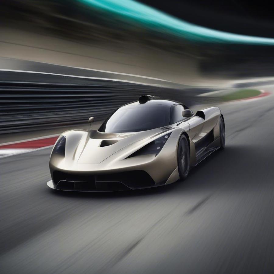 Hybrid Hypercar undergoing track testing