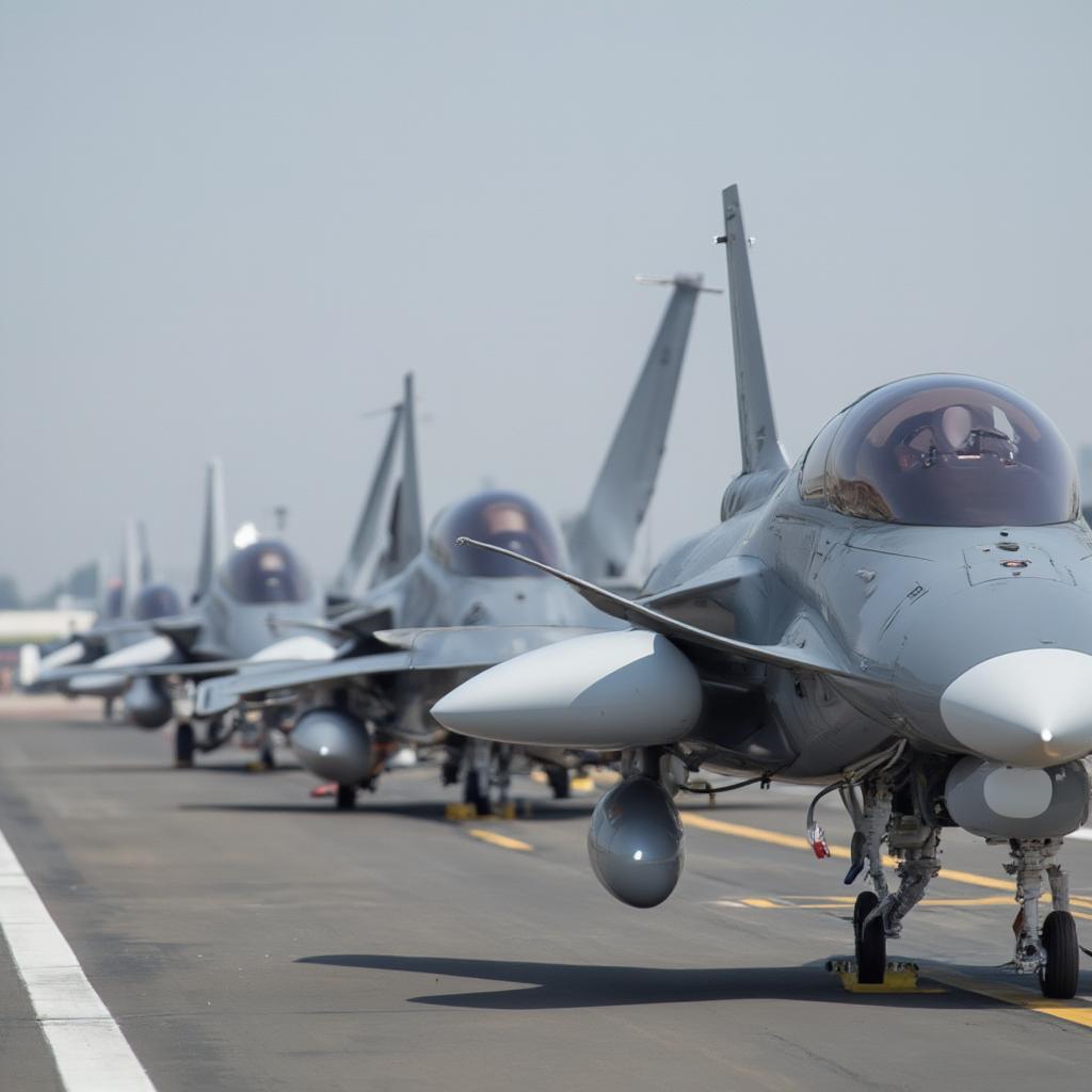 Indian Air Force Rafale Jets on the runway