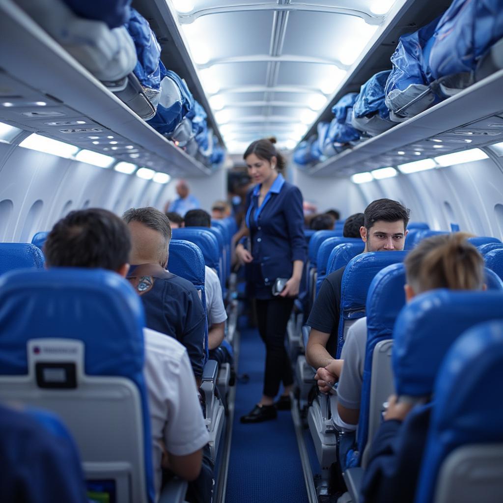 indigo flight interior cabin