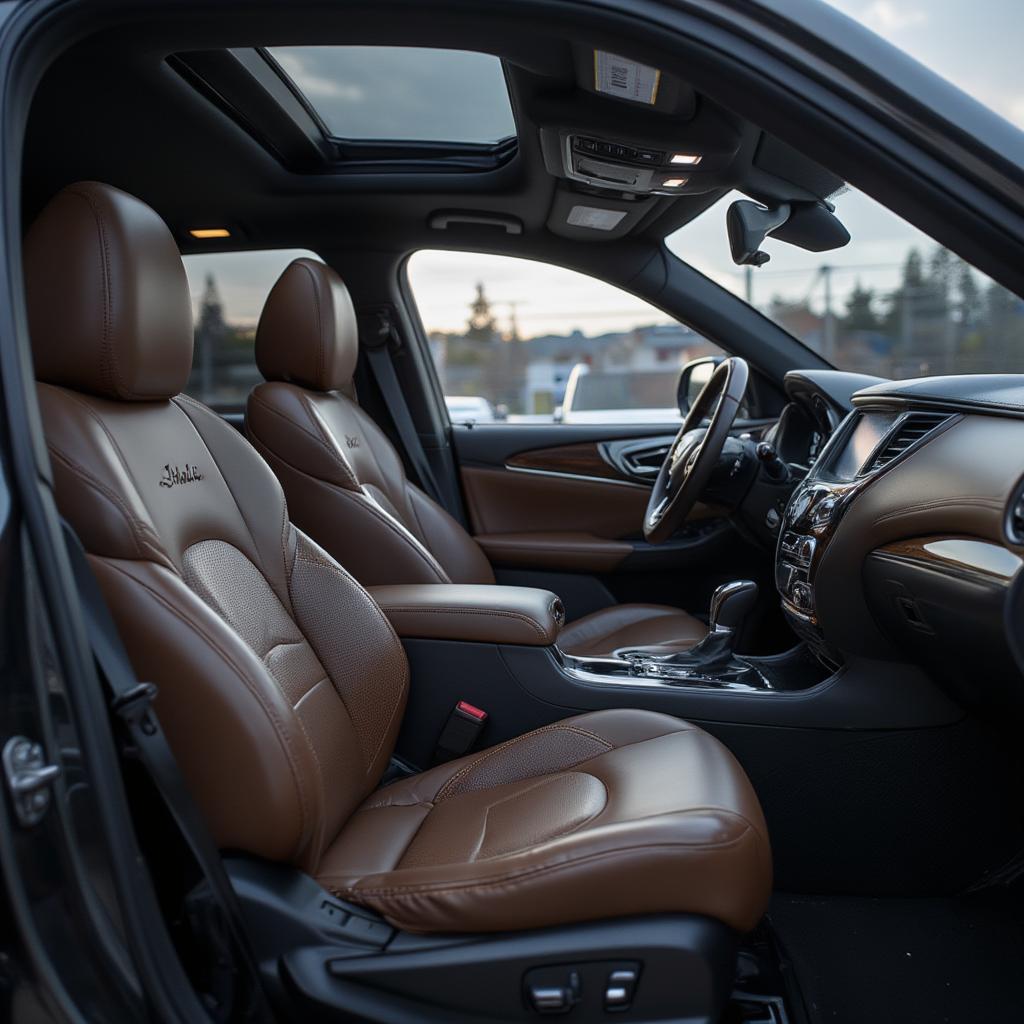 infiniti qx60 luxury interior