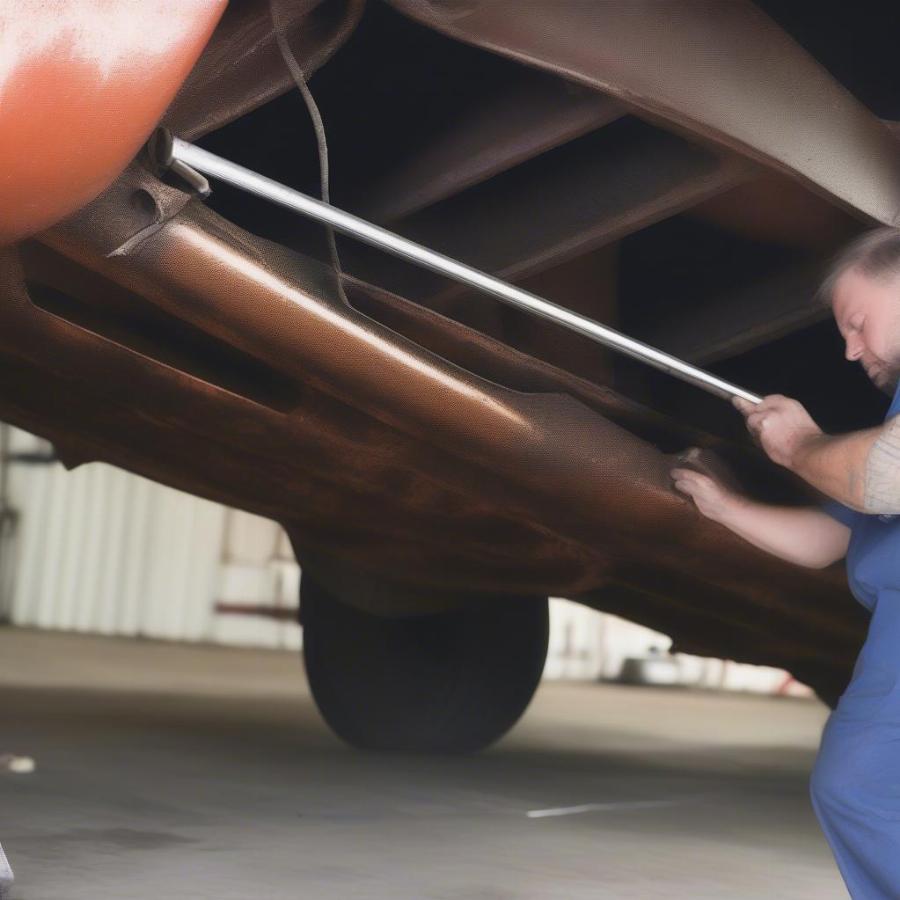 Inspecting a Hot Rod Project for Rust and Body Damage