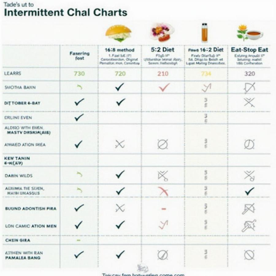 Different Intermittent Fasting Schedule Options