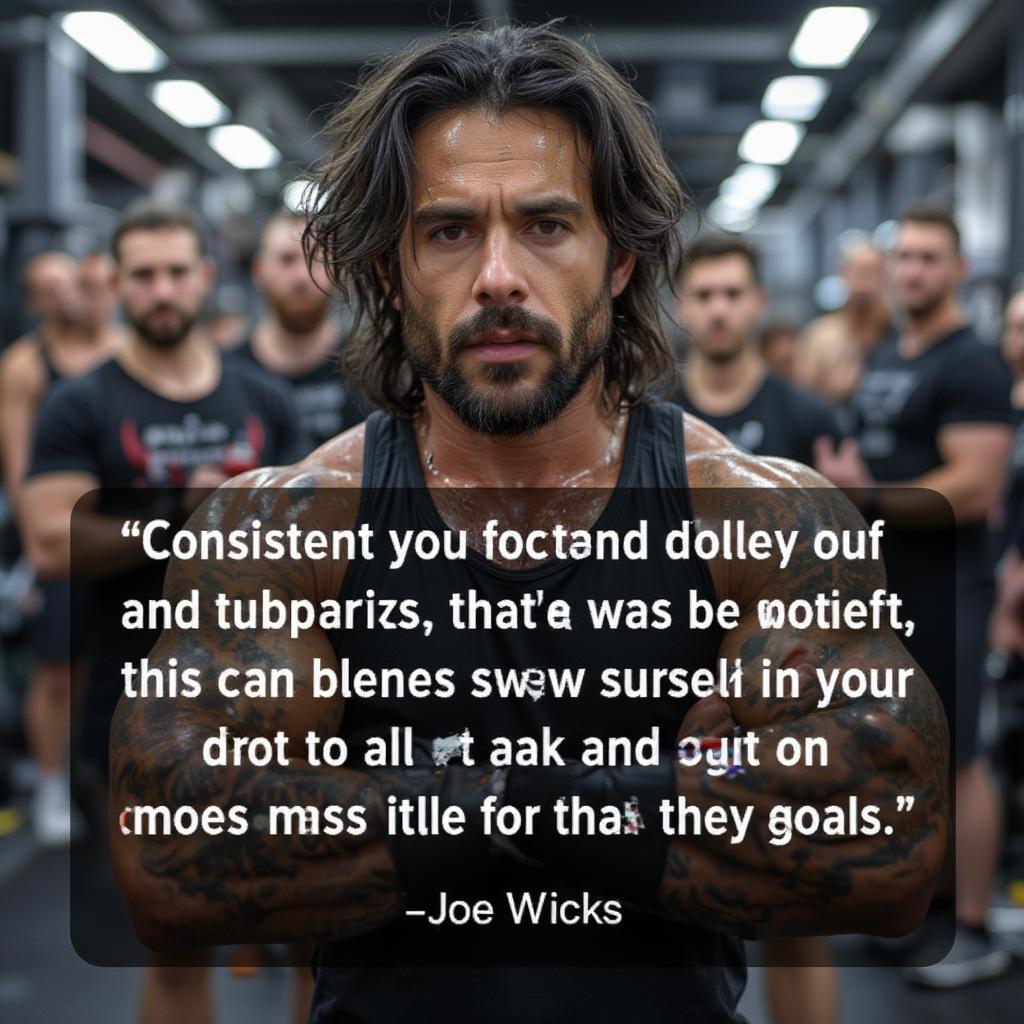 Joe Wicks Motivational Quote on Men's Health