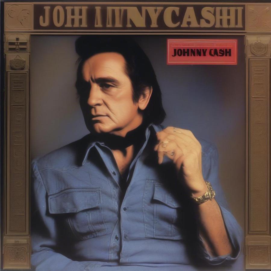 Johnny Cash 1980s Album Cover Art