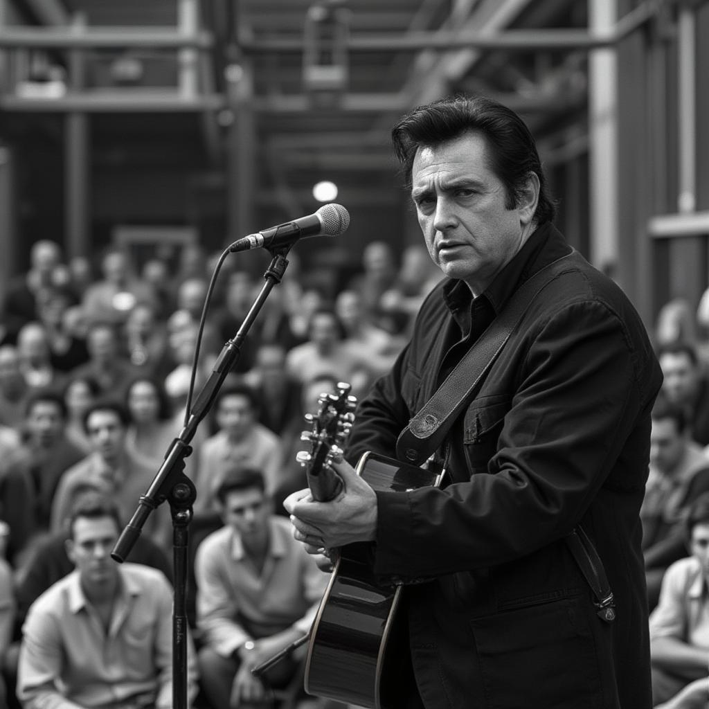 johnny cash folsom prison performance