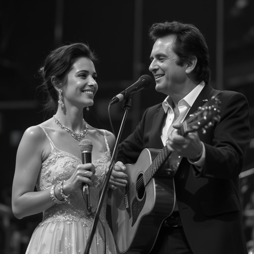 Johnny Cash and June Carter Cash