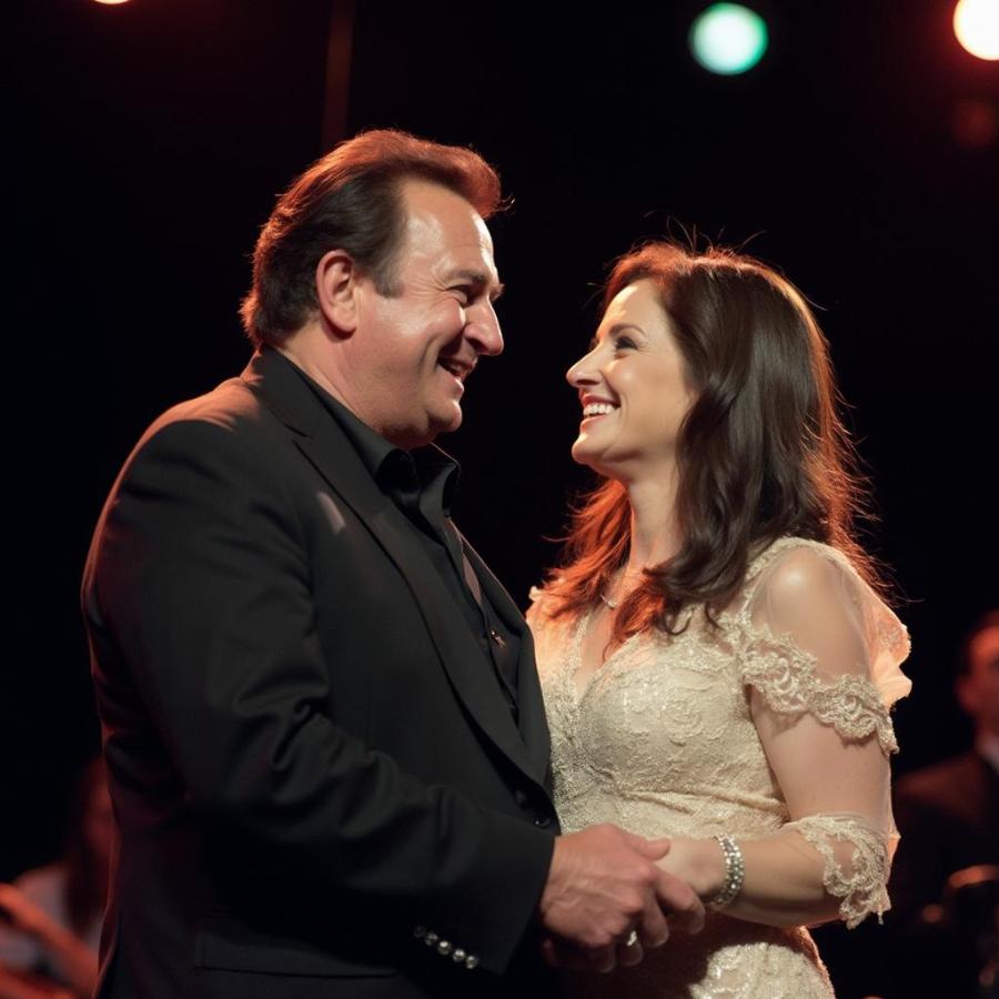 Johnny Cash with June Carter Cash