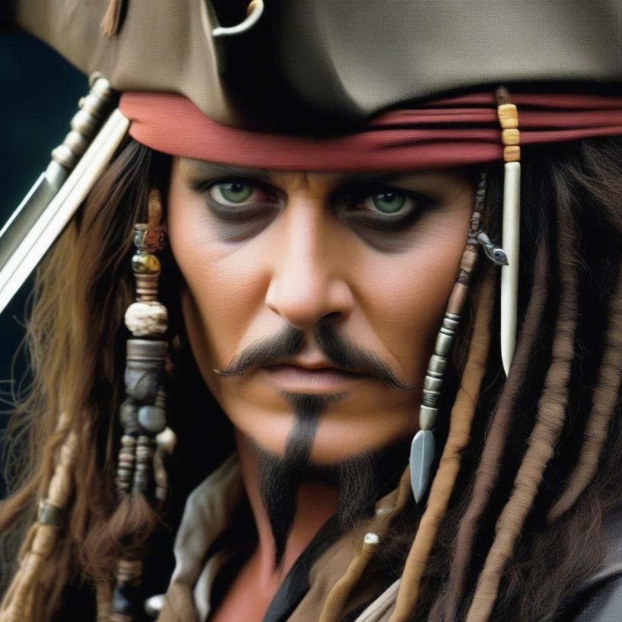 Johnny Depp's Iconic Portrayal of Captain Jack Sparrow