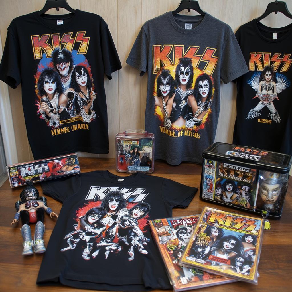 kiss merchandise iconic