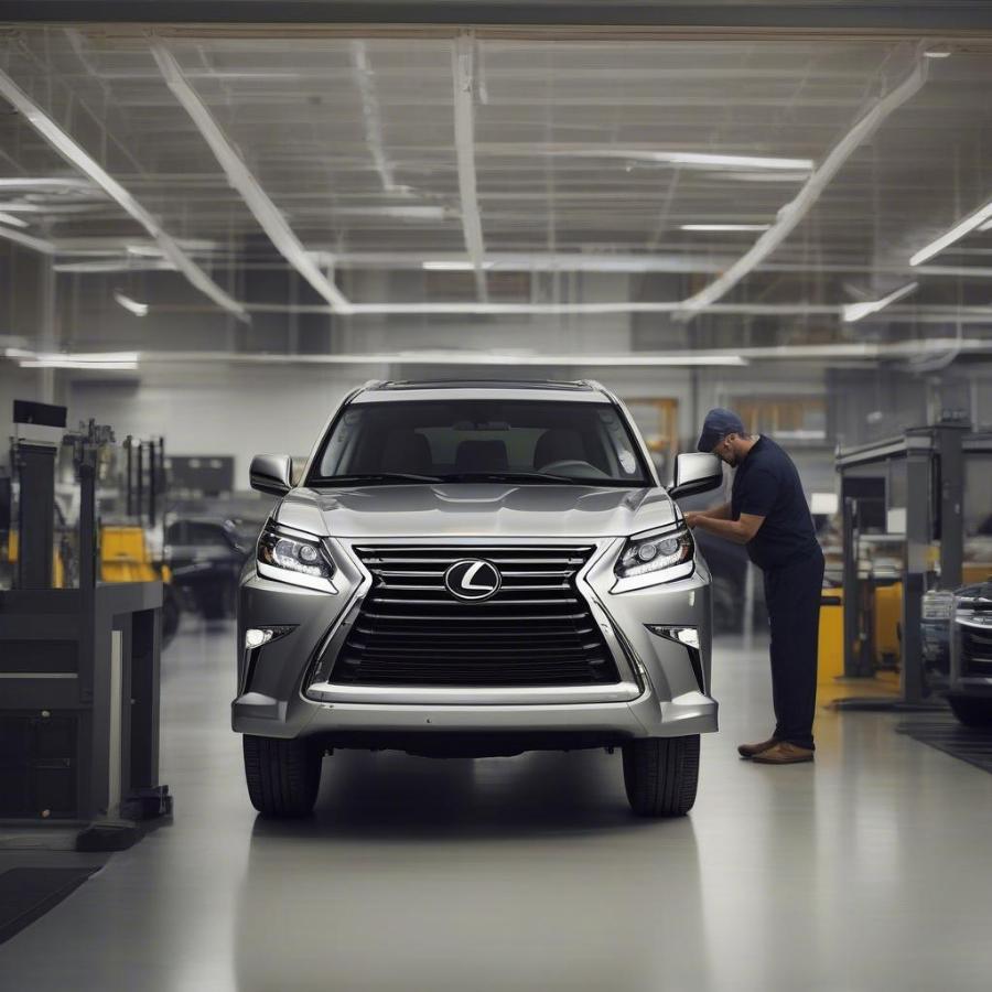 Pre-purchase Inspection at a Lexus Dealership