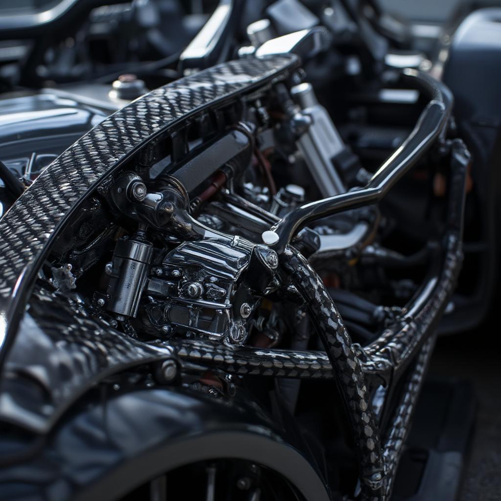 Lexus LFA's Carbon Fiber Chassis