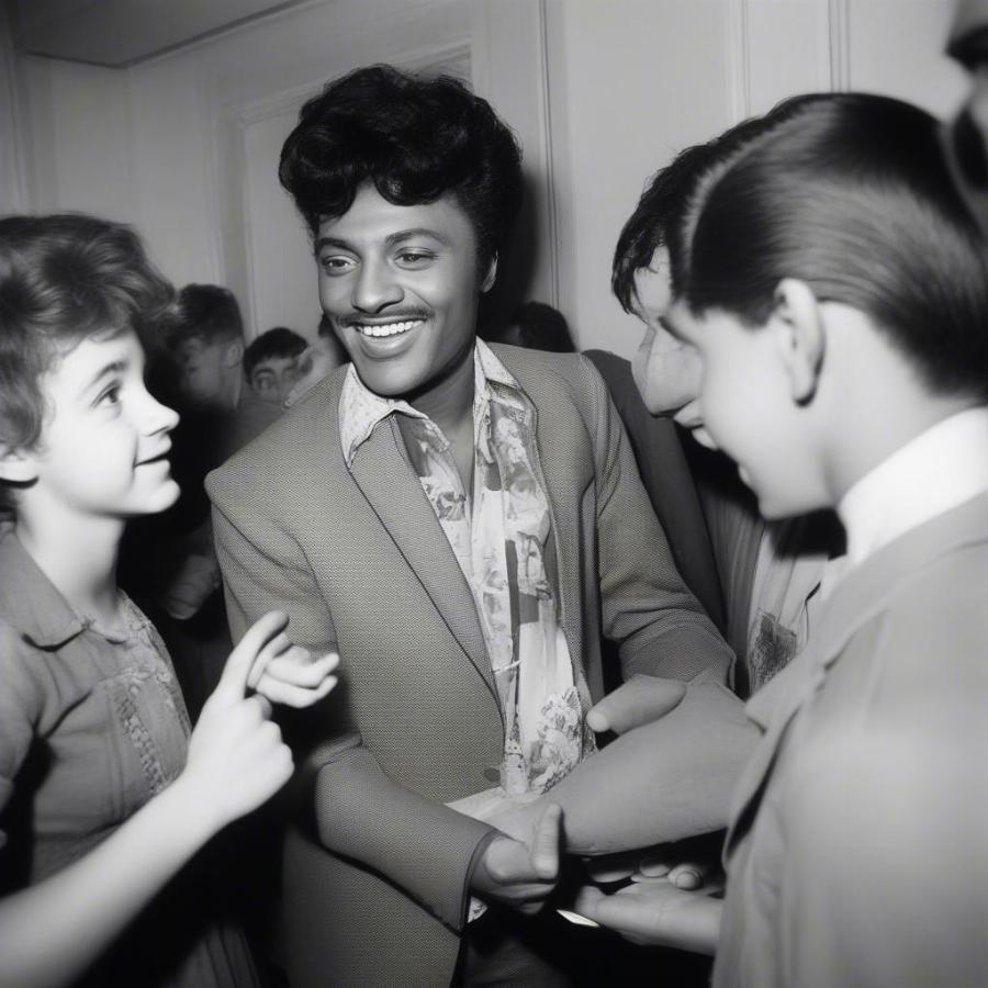 Little Richard Meeting Fans in the 1960s