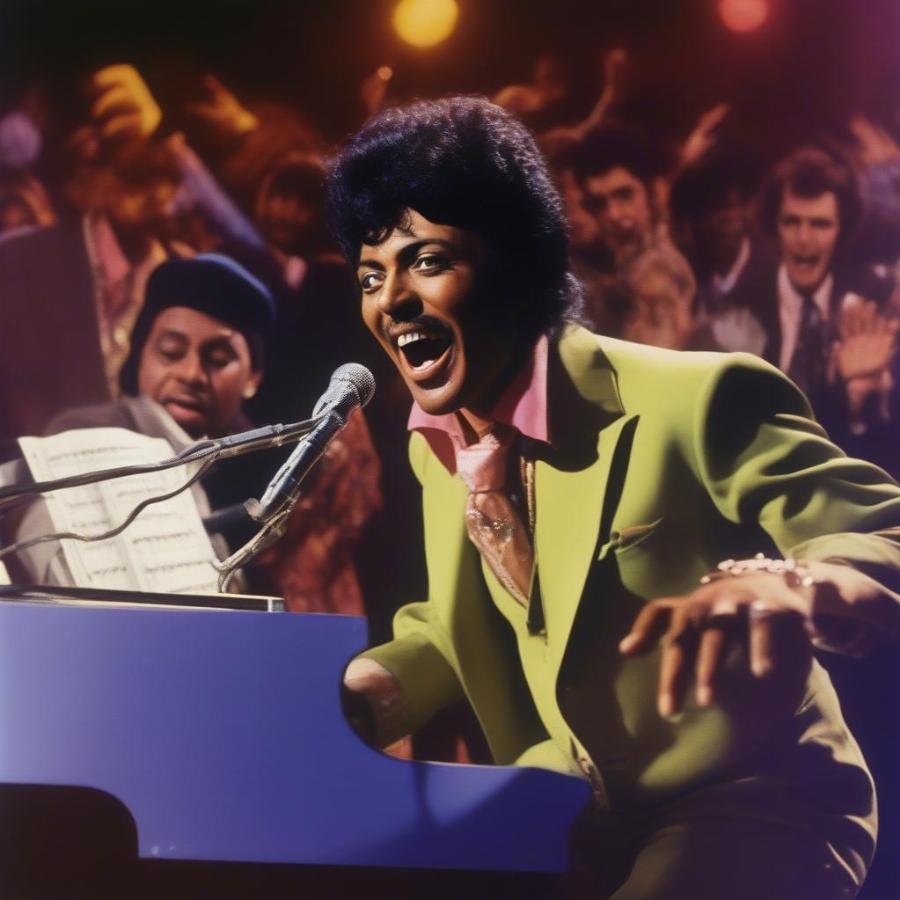 Little Richard Performing Live in the Late 1960s