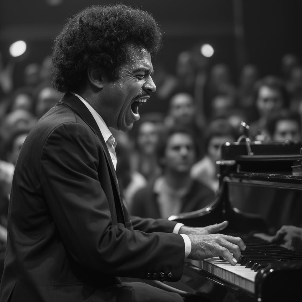 Little Richard Performing Long Tall Sally On Stage