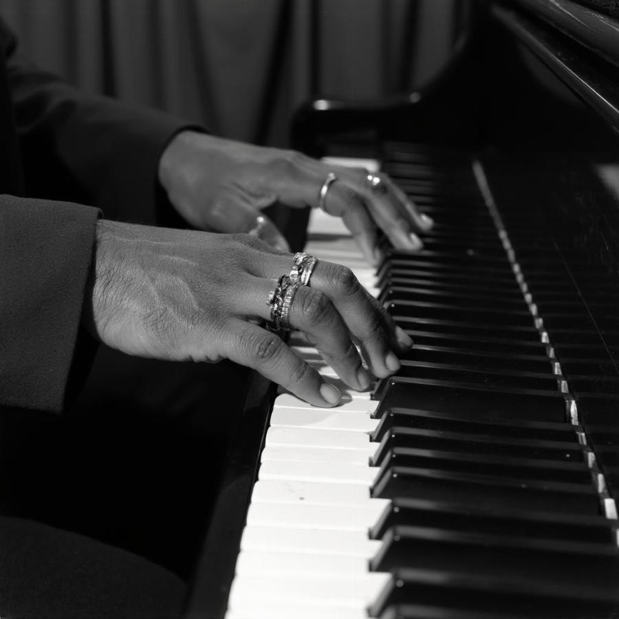 Little Richard Playing the Piano