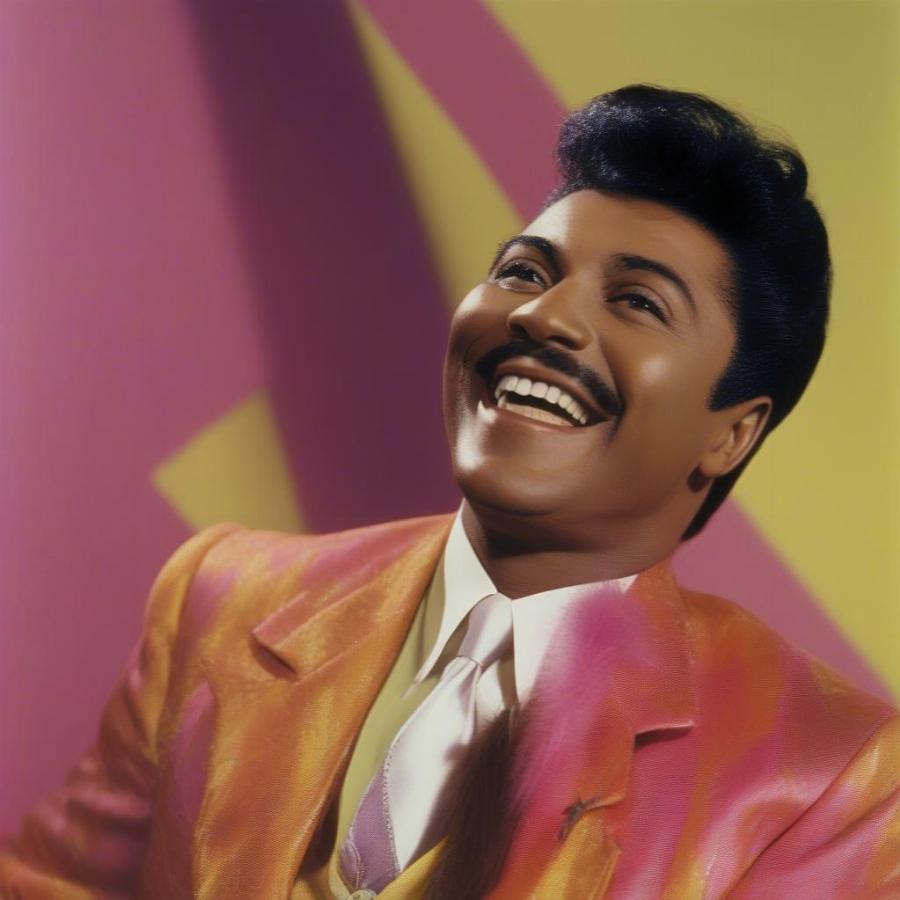 Little Richard Posing for a Photograph, Showcasing his Unique Style