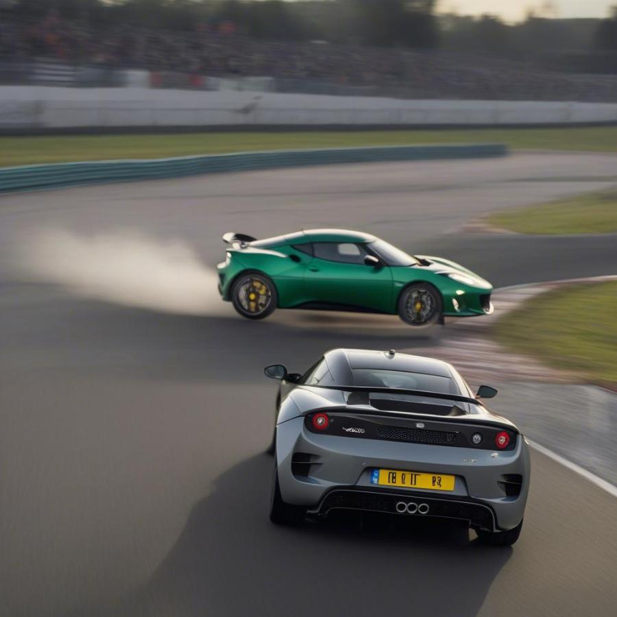 Lotus Evora GT Handling on Track