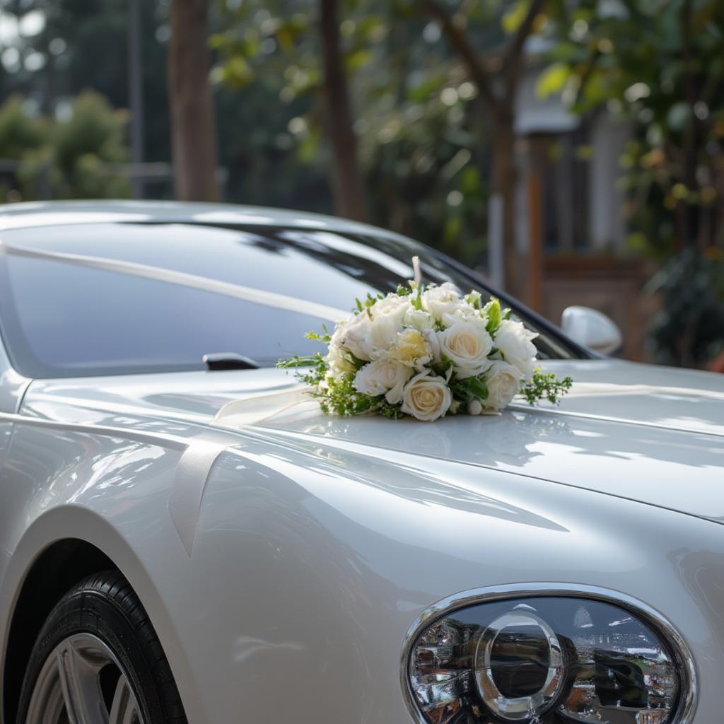 luxury car decoration for wedding in delhi