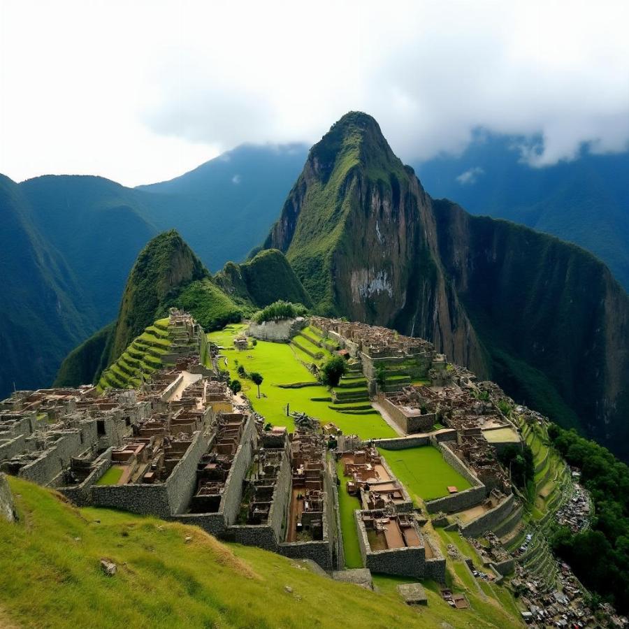 Machu Picchu: The Lost City of the Incas in the Andes Mountains