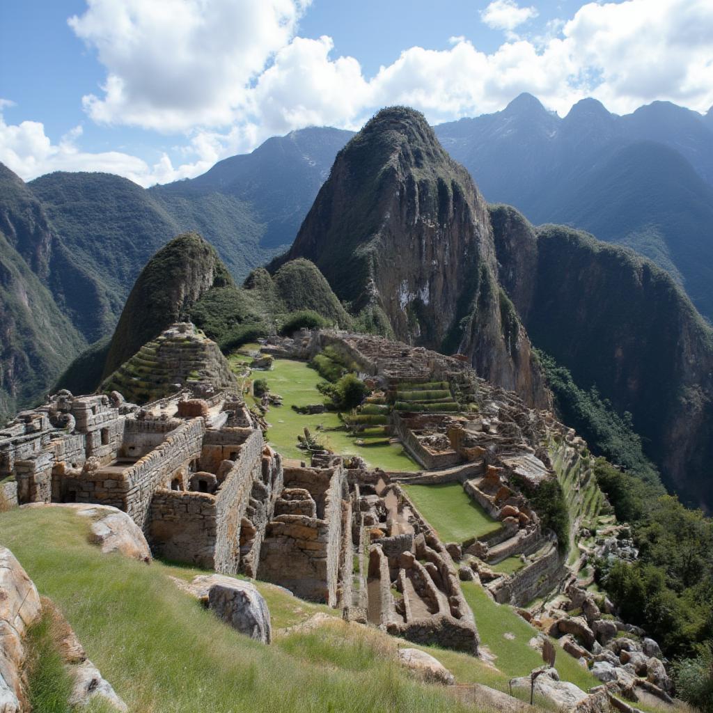 Machu Picchu in the Andes: Peru's Inca Citadel and a Wonder of the World