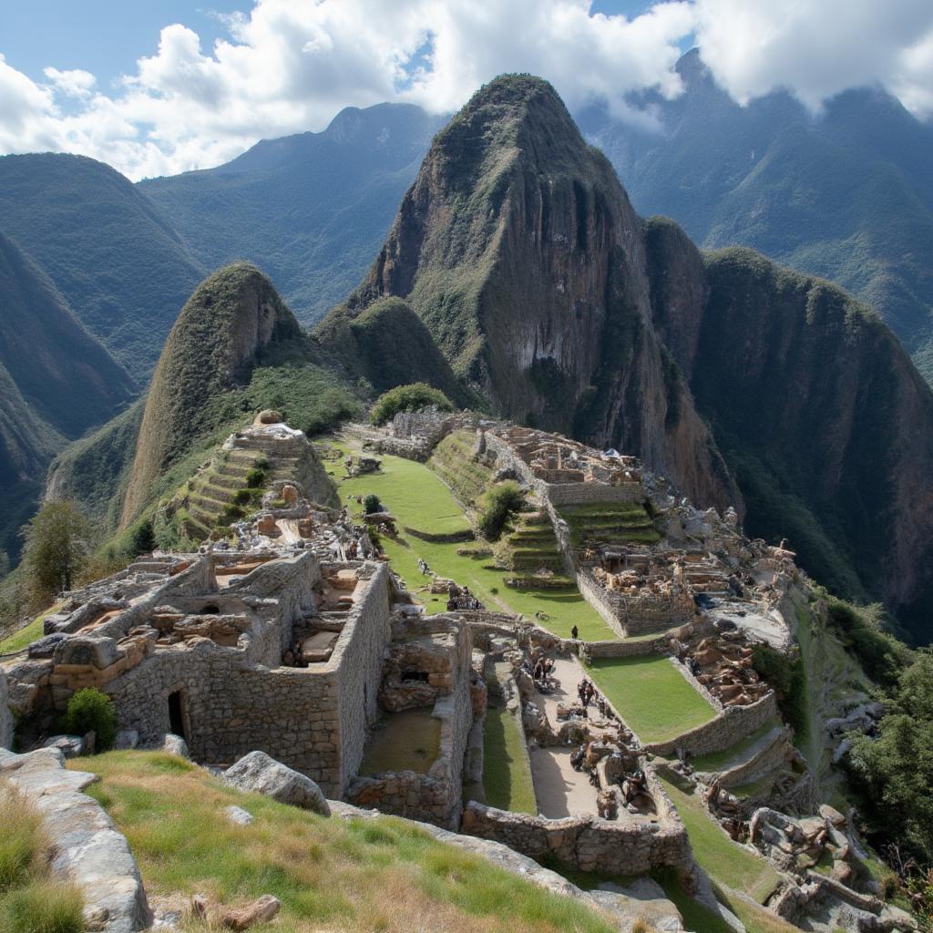 Machu Picchu Ancient City in Peru