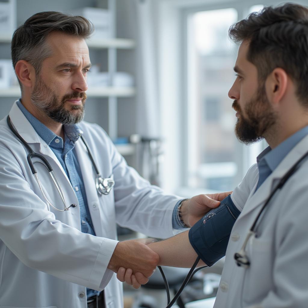 man-getting-medical-checkup-from-doctor