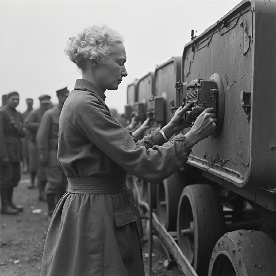 Marie Curie's Work at the Radium Institute and Wartime Contributions