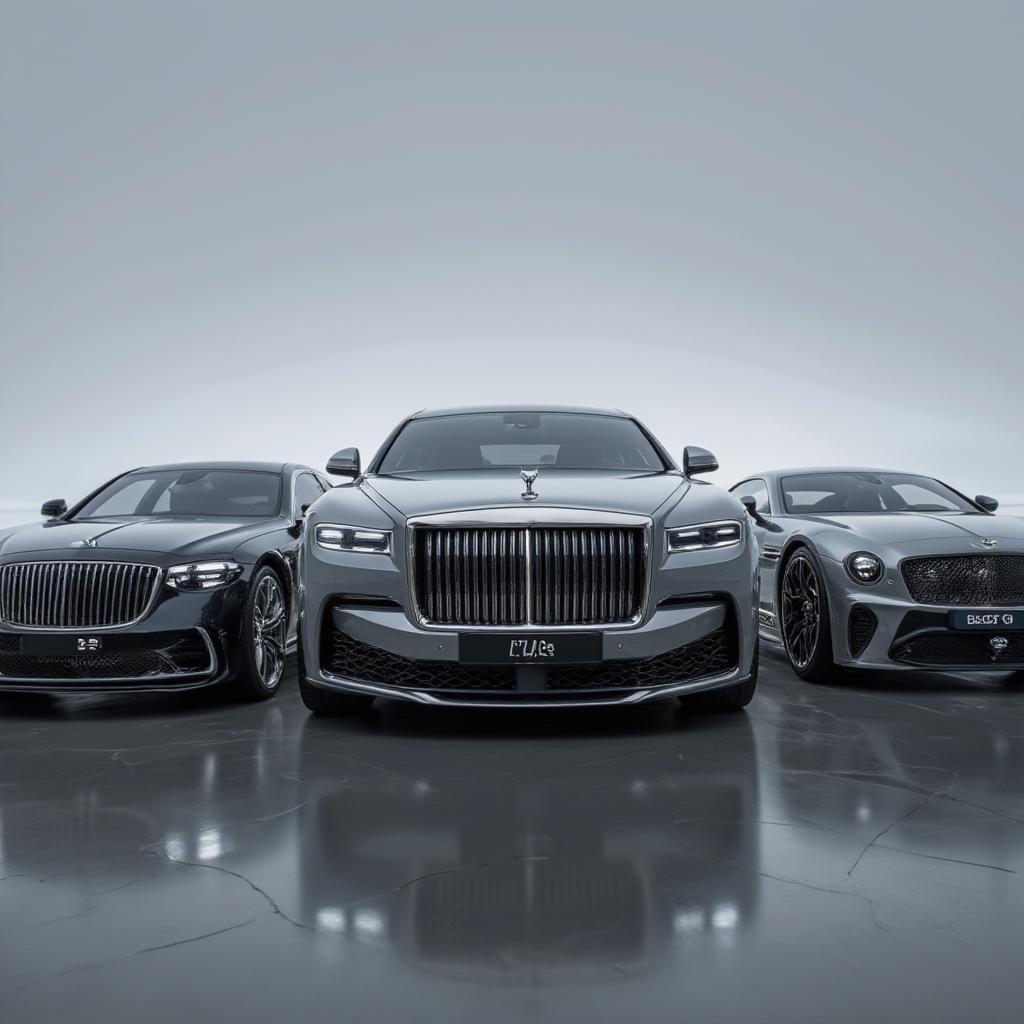 Maybach, Rolls-Royce, and Bentley Comparison