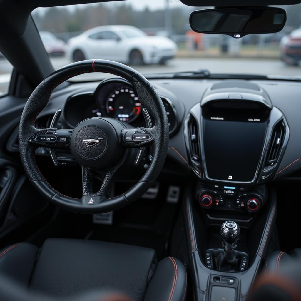 McLaren 570S Interior Dashboard and Controls