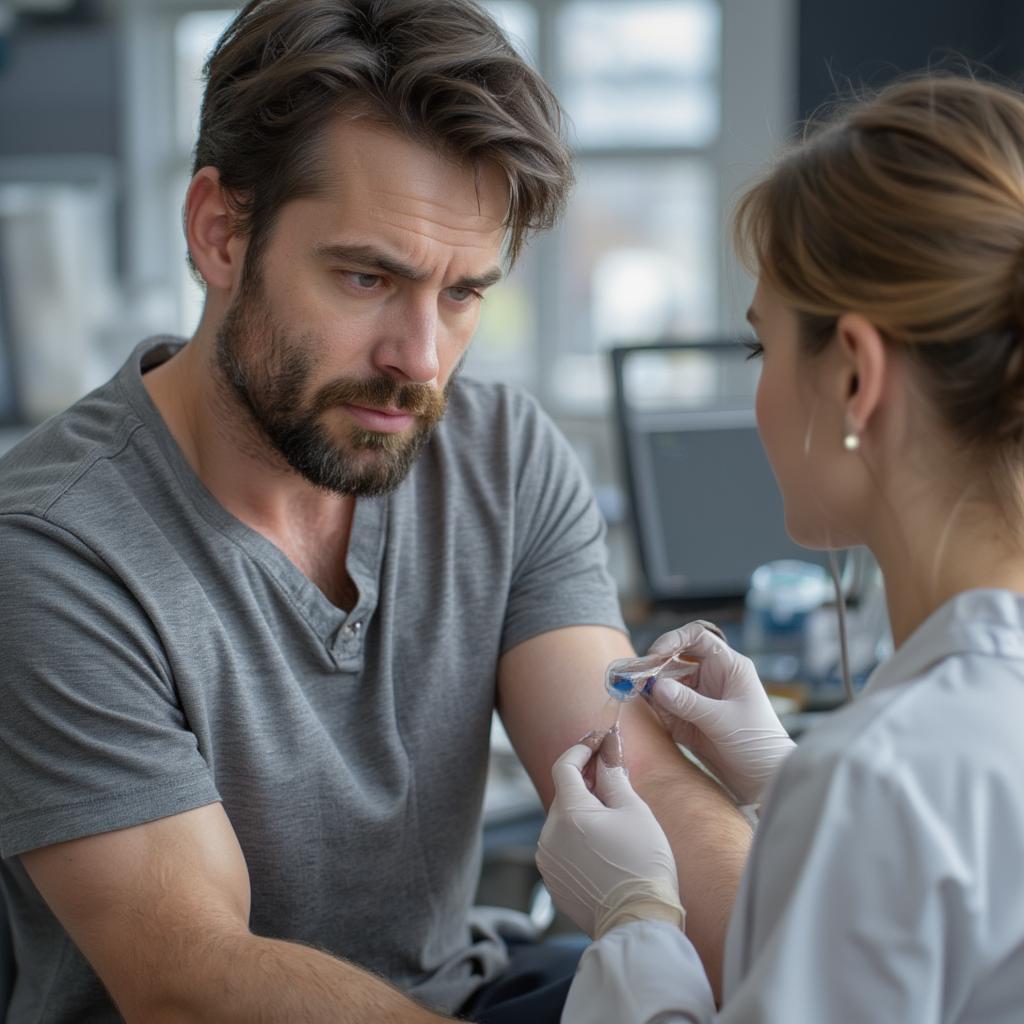 men's health clinic trt blood test