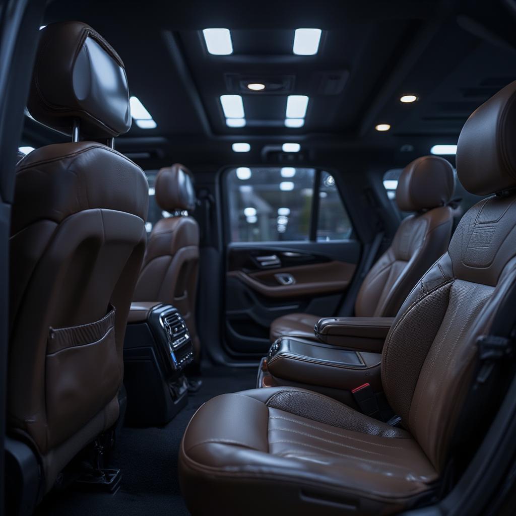 Luxury Interior of the Mercedes-Benz GLS