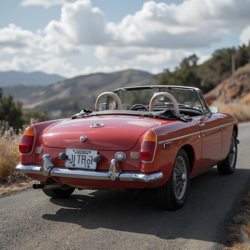 mg mgb classic sportcar