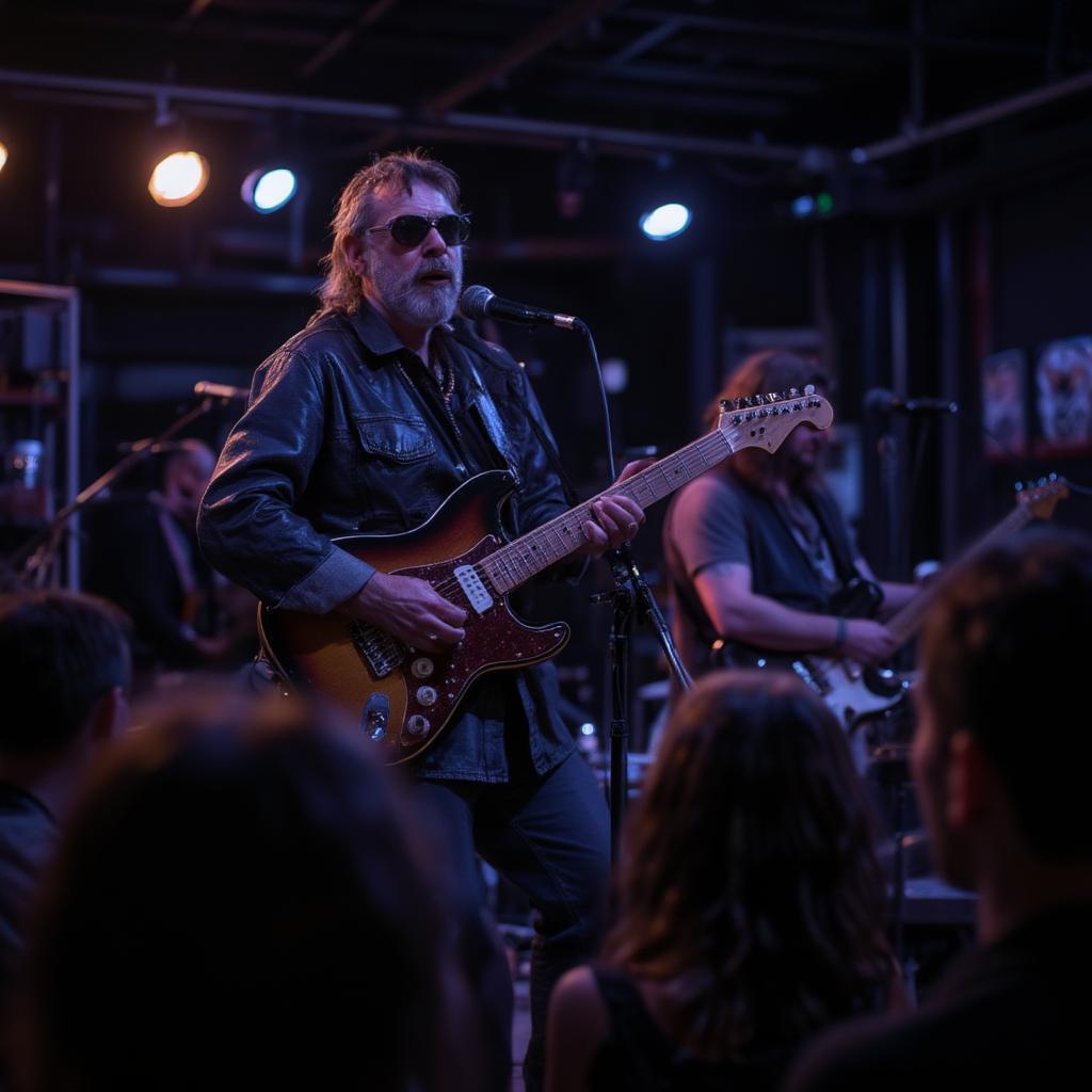 The Midnight Howler Performing Live in a Blues Club