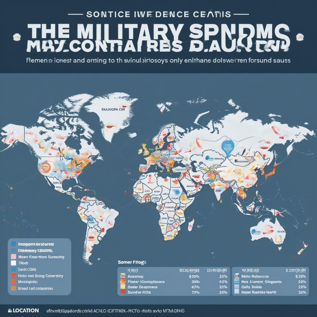 Military budget allocation around the world