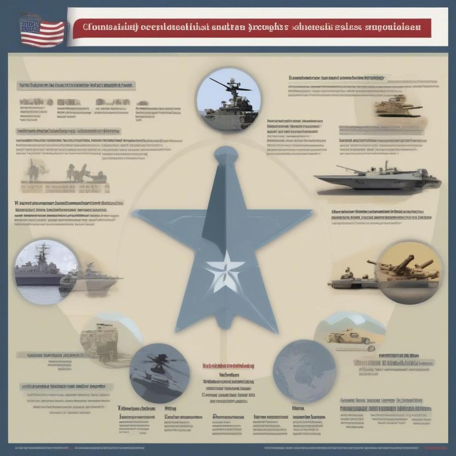 Infographic Showing Factors Influencing Military Strength