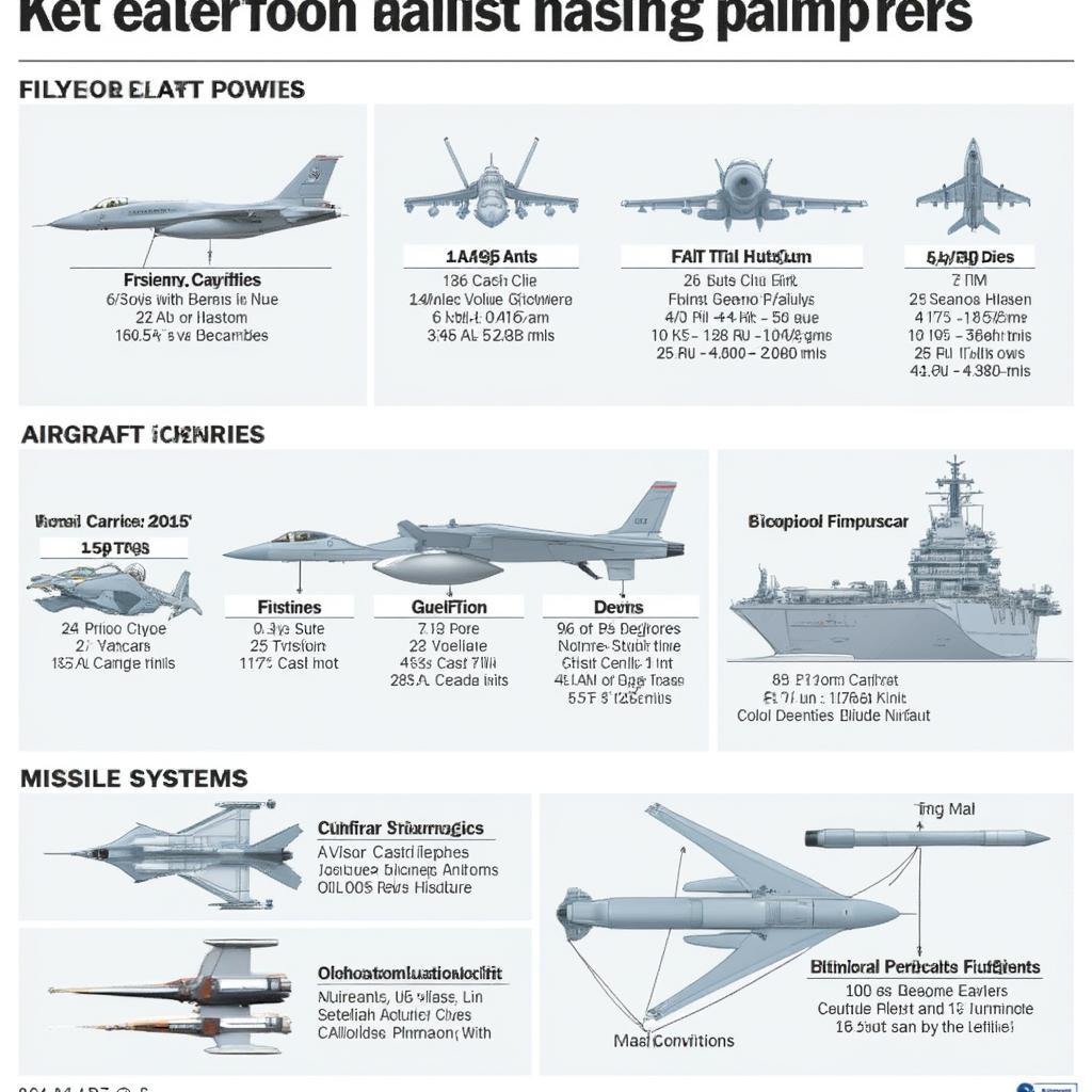 Military Technology Comparison Infographic