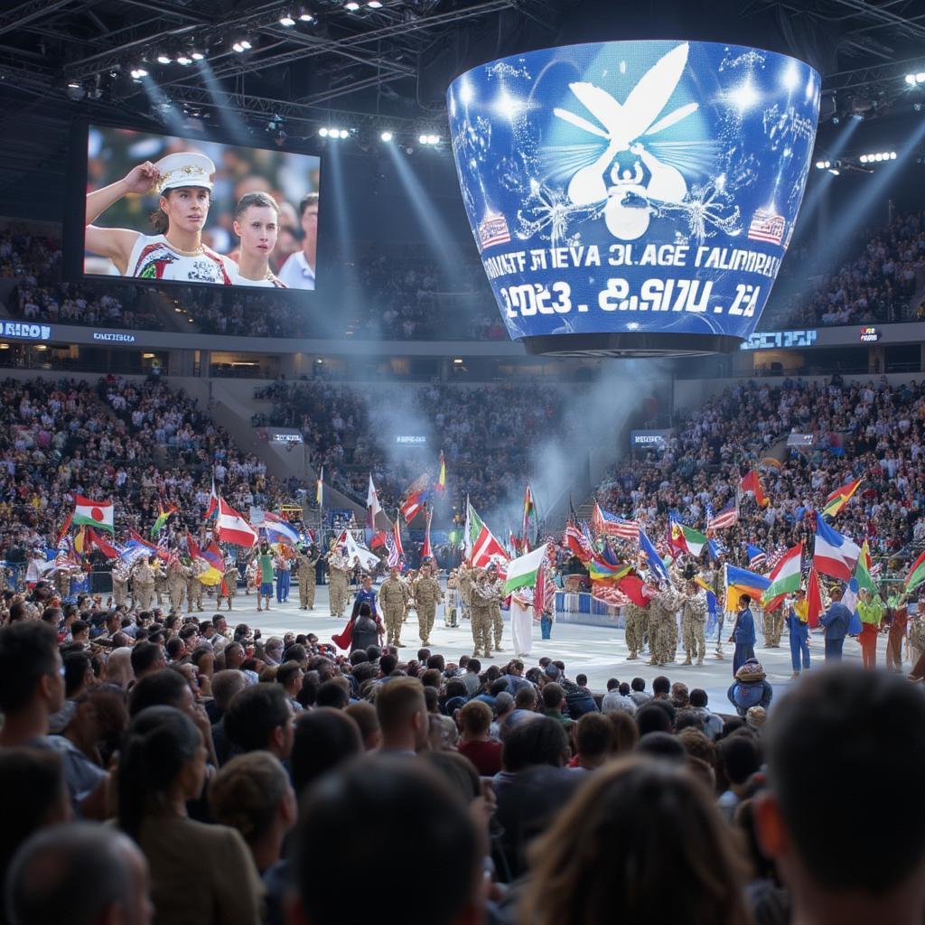 Military World Games Opening Ceremony: A vibrant display of international unity and military pride