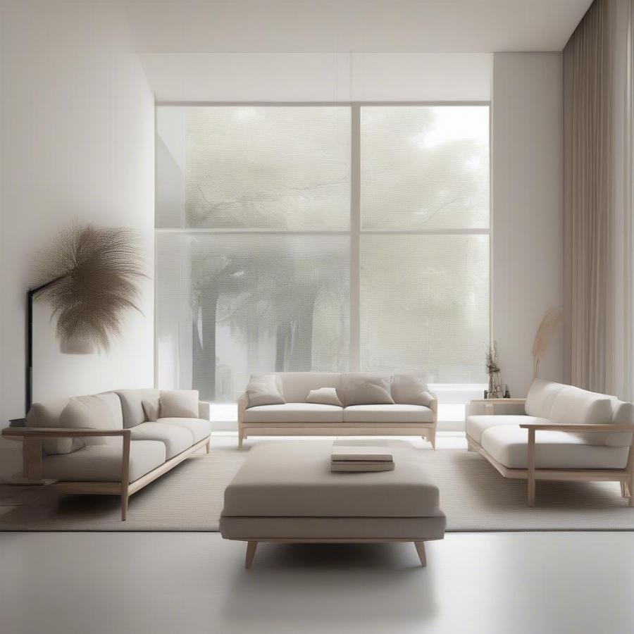 Minimalist Lifestyle Furniture Showroom with Natural Light