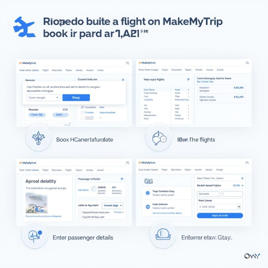 mmt flight booking process steps