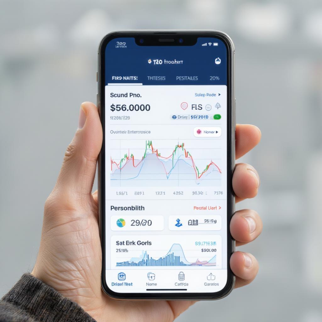 mobile crypto tracker app interface