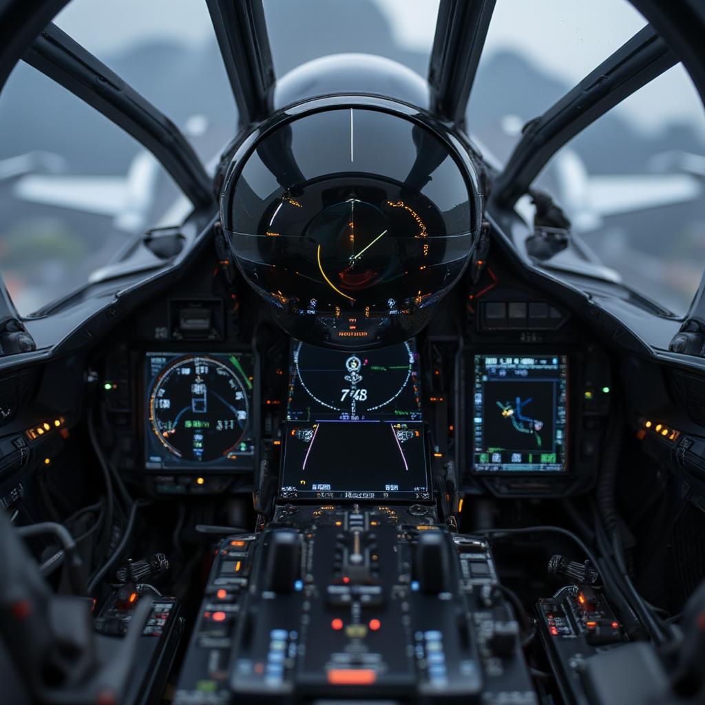 Cutting edge fighter jet avionics display