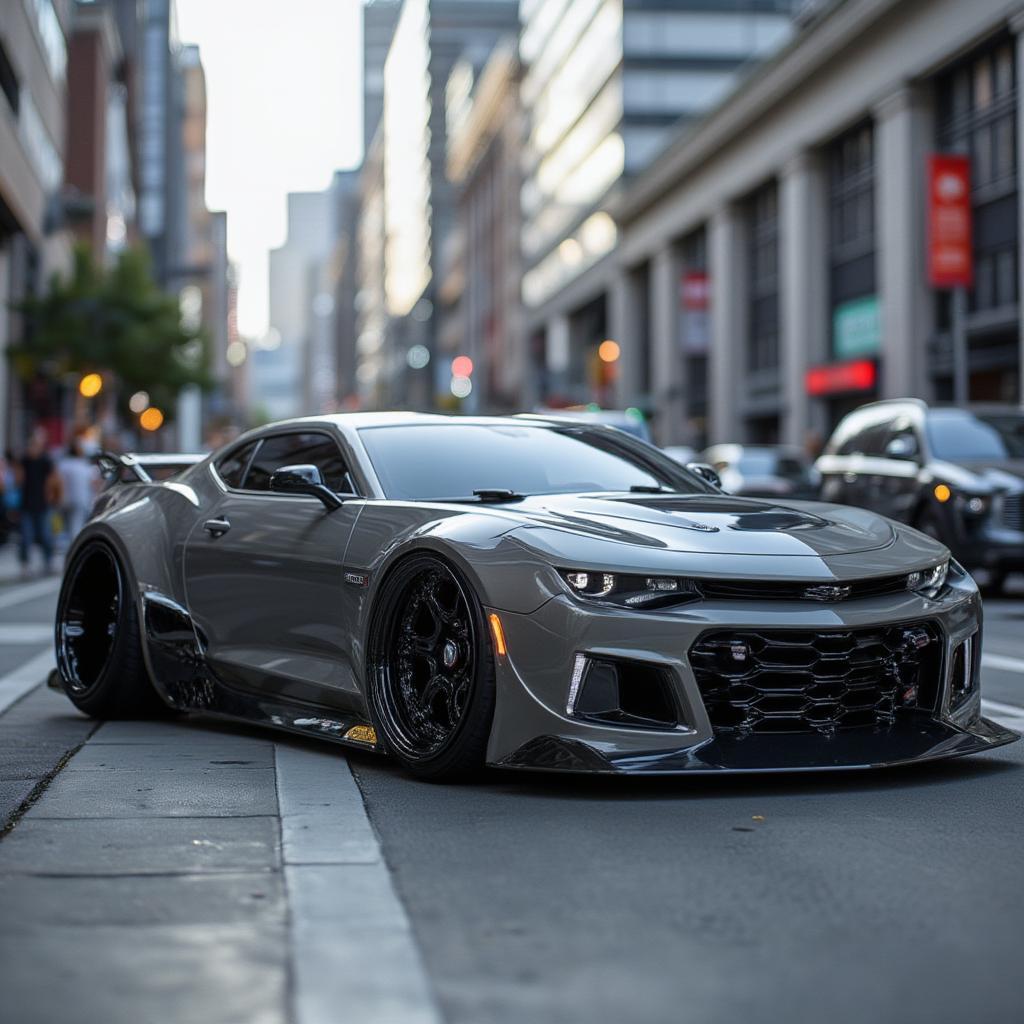 Modified Camaro on the Street: A Show of Power