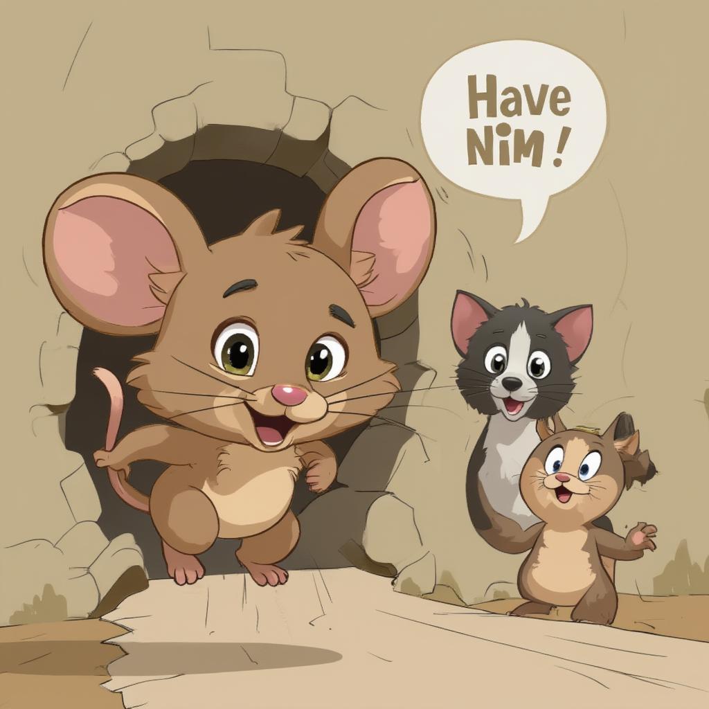 mouse-escapes-cartoon